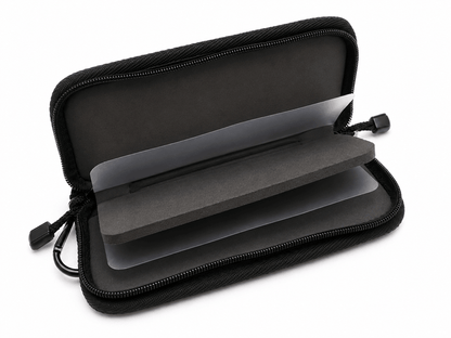 Yarie Spoon Wallet Tasche aus Leder mit Reißverschluss und Kartenfächern, braun, langlebiges Design, ideal für unterwegs