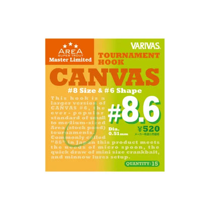 VARIVAS AREA Master Limited CANVAS Tournament Hooks
