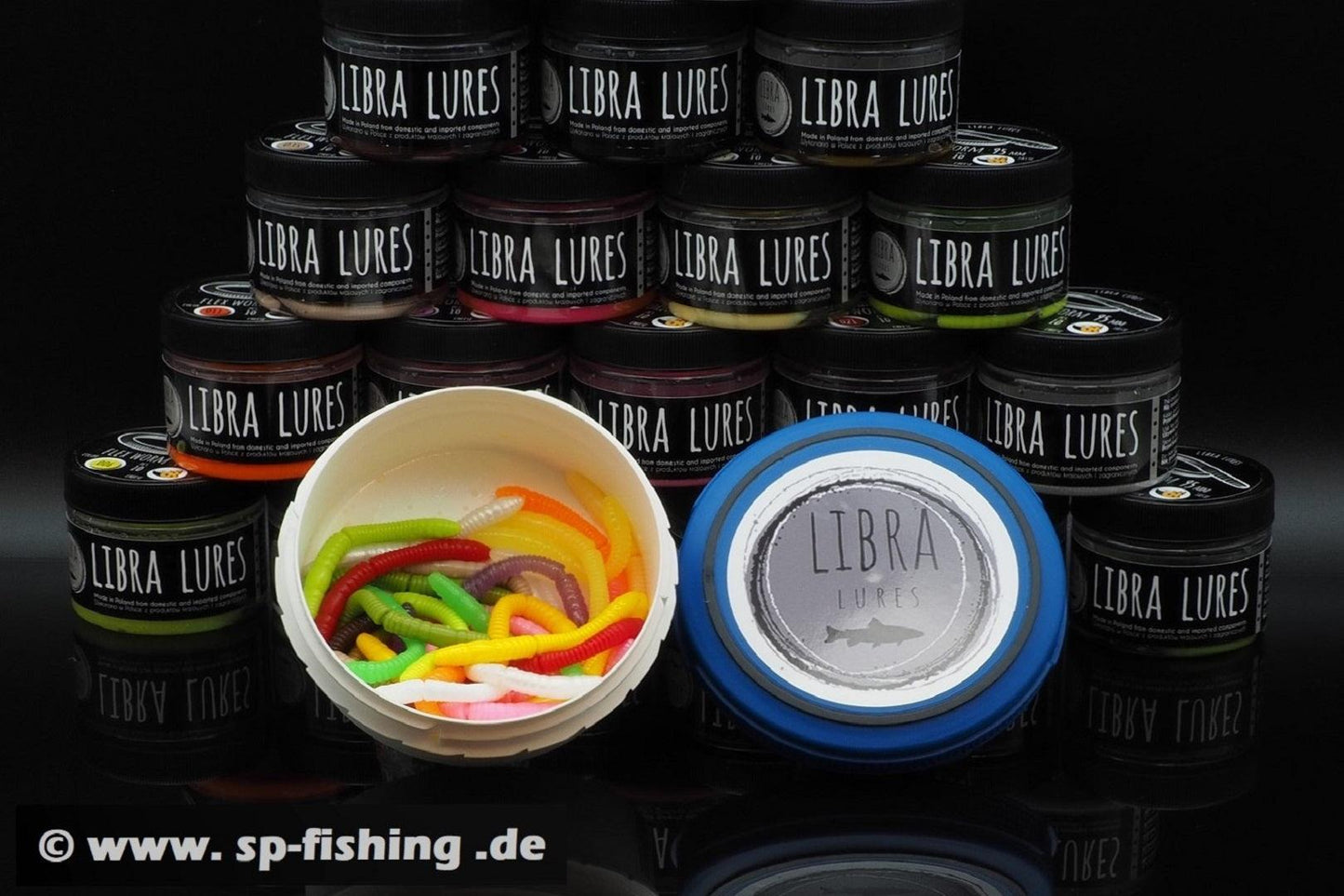 LIBRA LURES FATTY D'WORM TOURNAMENT 55mm Aroma Cheese