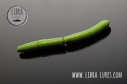 LIBRA LURES FATTY D´WORM 65mm Aroma Käse / Knoblauch / Krill - SP-Fishing