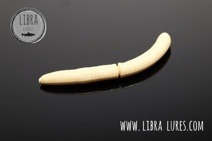 LIBRA LURES FATTY D´WORM 65mm Aroma Käse / Knoblauch / Krill - SP-Fishing