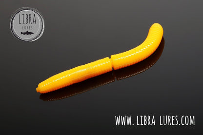 LIBRA LURES FATTY D´WORM 65mm Aroma Käse / Knoblauch / Krill - SP-Fishing