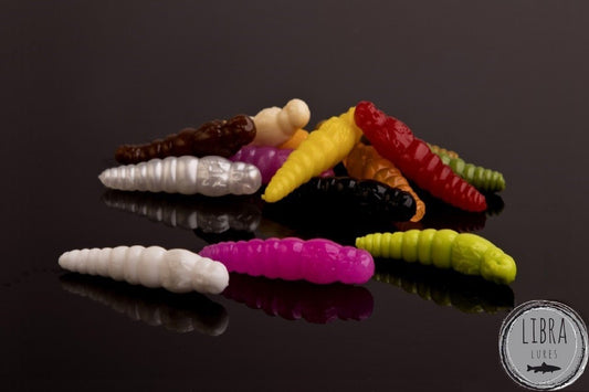 LIBRA LURES FLEX WORM 95mm Flavor Cheese