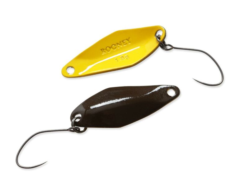 Nories Masukuroto Rooney Spoon, 18g, braune Farbe, detailreiche Oberfläche, hochwertiges Angelzubehör für Angeln.
