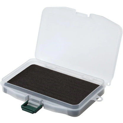 Meiho Köderbox Slit F9, Tacklebox mit mehreren Fächern und transparentem Design für Anglerbedarf