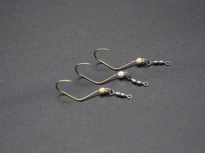 Pro Hooks Flutter Rig 2.0 Haken mit Tungsten Perle - SP-Fishing