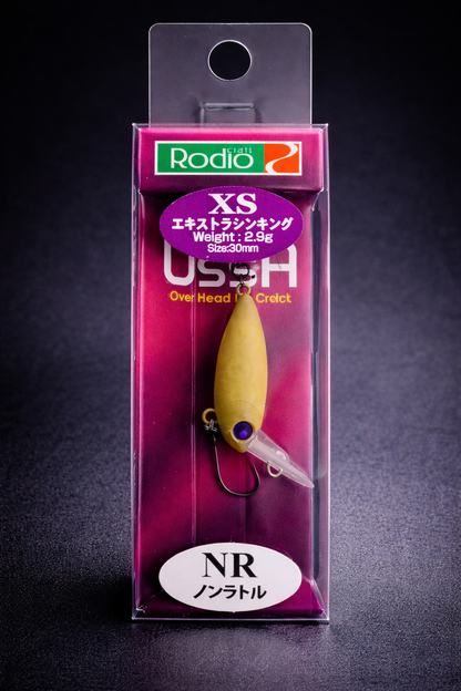 Rodio Craft USSA XS #19 Wobbler, detailreiche Angelköder in leuchtendem Design, ideal für Forellenangeln
