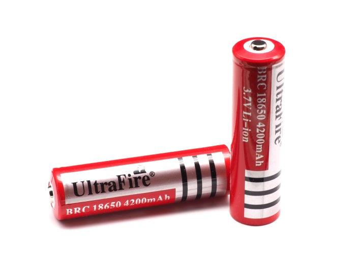 UltraFire 18650 Lithium Ionen Akku BRC 3,7V 4200 mAh + Ladegerät - SP-Fishing