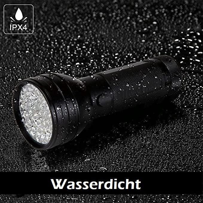 Aluminium 51 LED UV Schwarzlicht Leuchte - Outdoor Taschenlampe - SP-Fishing