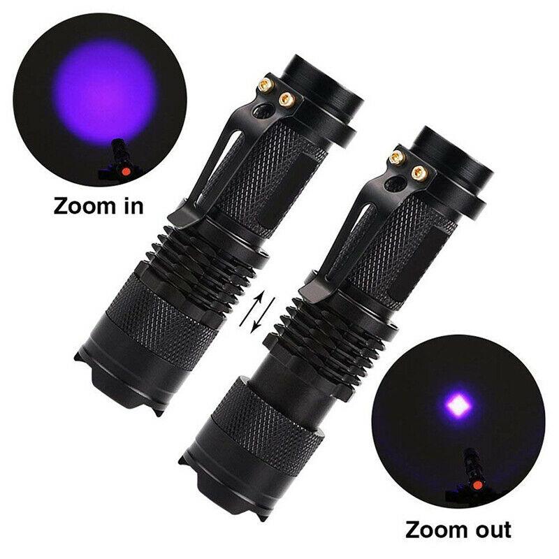 Aluminium LED UV Schwarzlicht Leuchte - Outdoor Taschenlampe - SP-Fishing