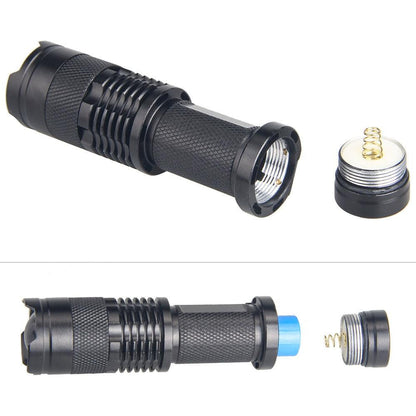 Aluminium LED UV Schwarzlicht Leuchte - Outdoor Taschenlampe - SP-Fishing