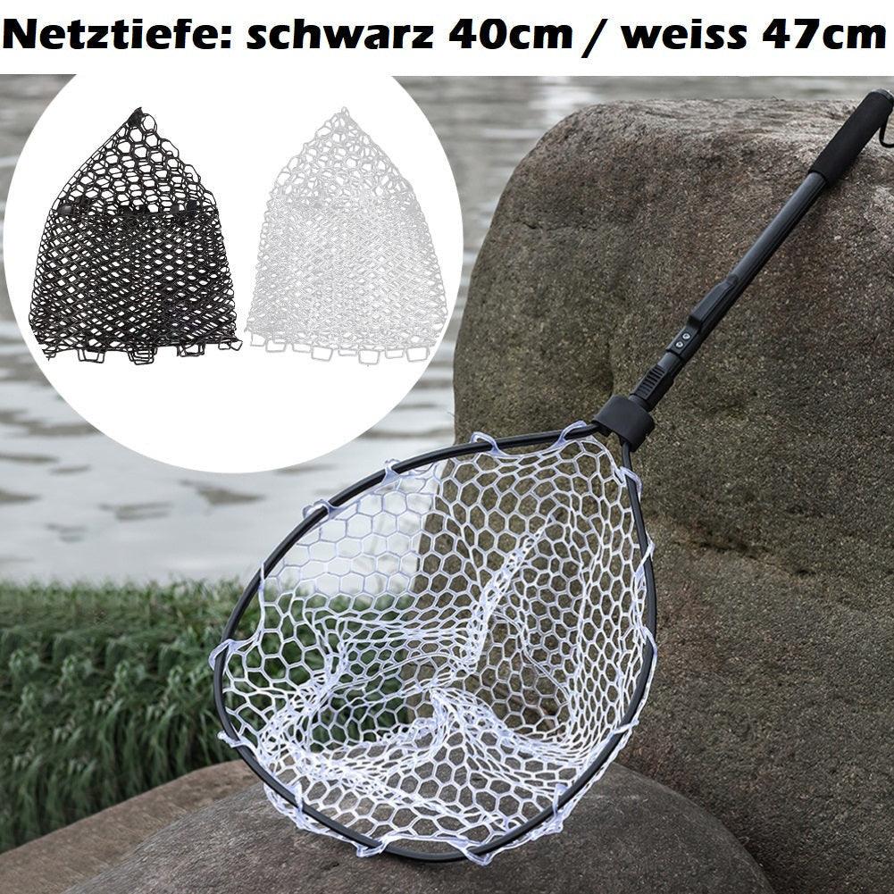 Marina Fangnetz Kescher 12,5 cm breit langer Stiel Farbe schwarz, 1,97 €