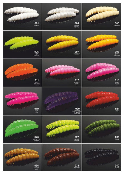 LIBRA LURES LARVA 35mm Aroma Käse / Knoblauch - SP-Fishing