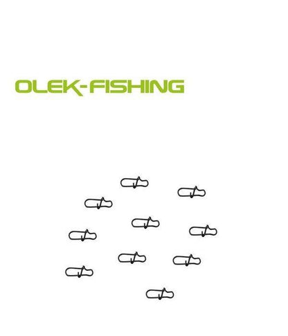 OLEK-Fishing Snap DL Karabiner Extra in Matt Schwarz - SP-Fishing