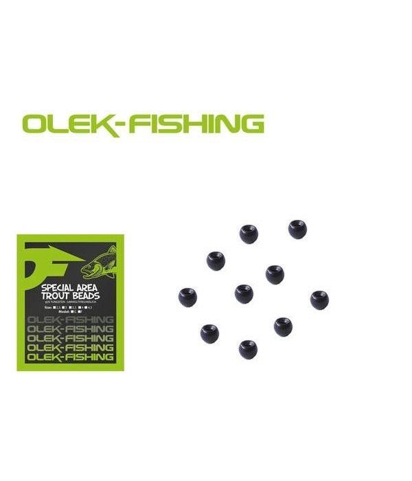 OLEK-Fishing Special Area Trout Tungsten Beads Model F Perlen 3,5mm - SP-Fishing