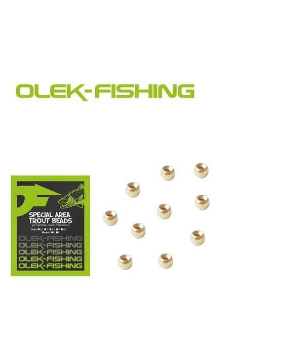OLEK-Fishing Special Area Trout Tungsten Beads Model F Perlen 3,5mm - SP-Fishing