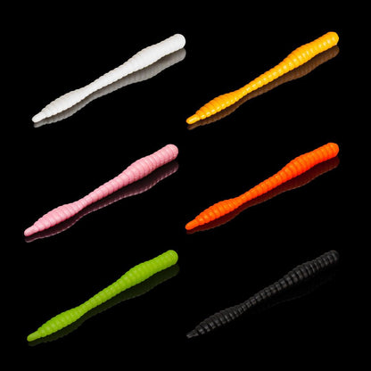 Soorex Pro Worm 80mm Aroma Käse / Knoblauch - SP-Fishing