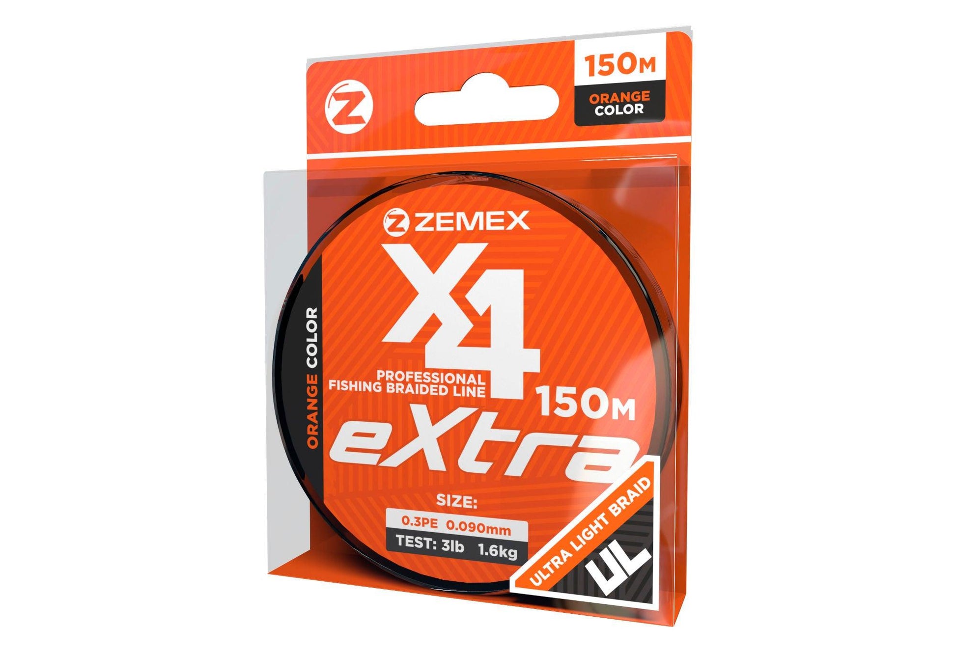 ZEMEX eXtra X4 150m Orange - SP-Fishing